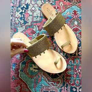 Aspiga women’s handcrafted sandals. Never worn